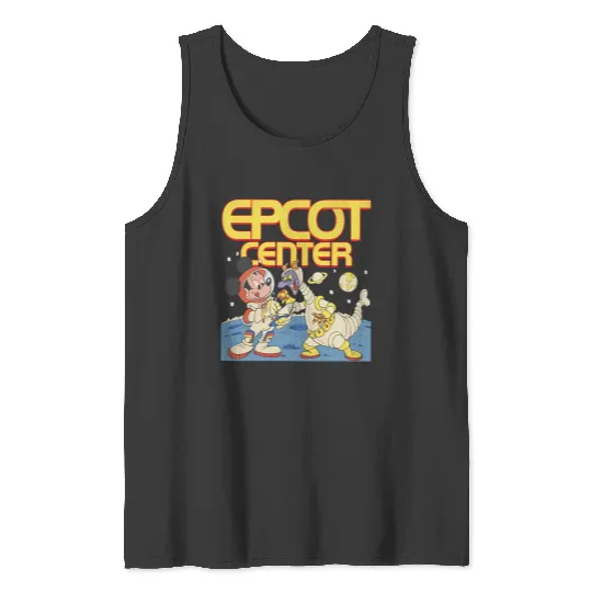 Disney Epcot Mickey & Dragon Figment Astronaut Tank Tops