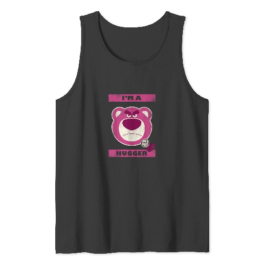 Disney Pixar Toy Story Lotso Bear Im a Hugger He Tank Tops