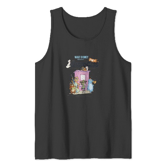 Disney The Aristocats Cats Playing Piano Raglan Baseball Tee Tank Tops