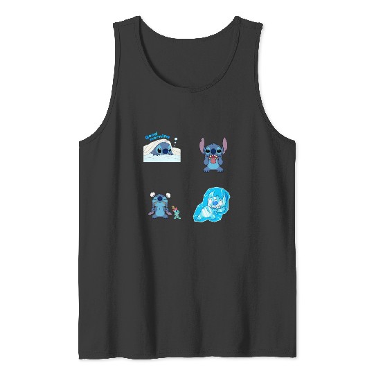 cute sleeping stitch Sticker, Stitch Eras Tour , Stitch Shirt, Disney Land Lilo and Stitch Tank Tops