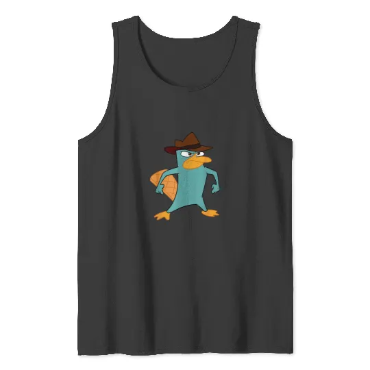 Disney Phineas And Ferb Perry The Platypus Brave Tank Tops