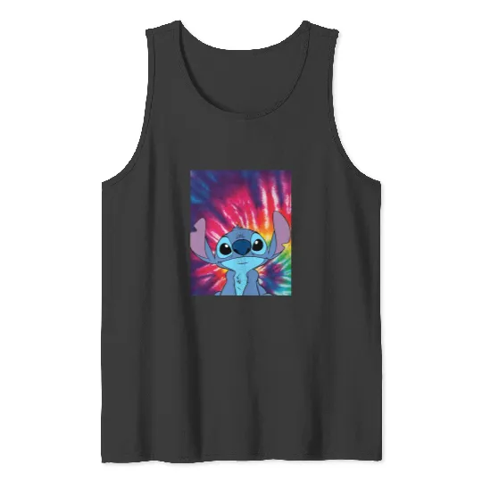 Stitch Graffiti Silhouette - Lilo and Stitch Sticker, Stitch Eras Tour , Stitch Shirt, Disney Land Lilo and Stitch Tank Tops