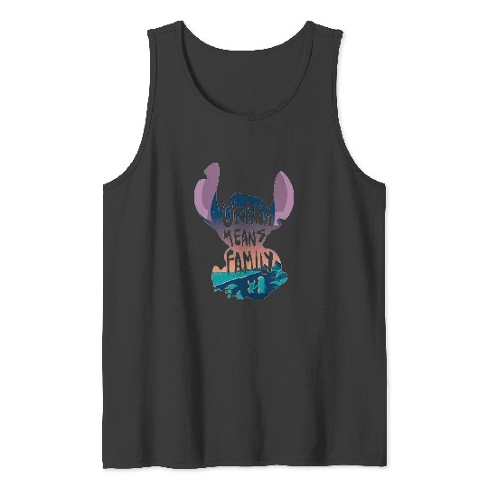 Ohana Means Family Christmas Holiday Matching Vacation Sticker, Stitch Eras Tour , Stitch Shirt, Disney Land Lilo and Stitch Tank Tops