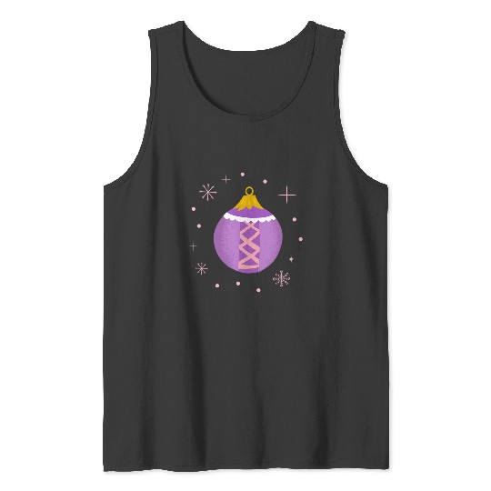 Disney Princess Rapunzel Tangled Holiday Christmas Ornament Tank Tops
