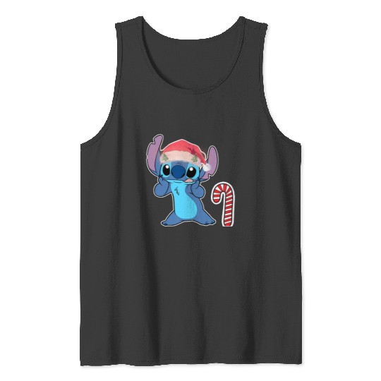 Mer-ry Christmas Sti-tch12 ? allbum, Stitch Eras Tour , Stitch Shirt, Disney Land Lilo and Stitch Tank Tops