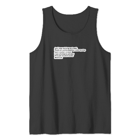 Discover Evermore Taylor Lyrics (1) Tank Tops