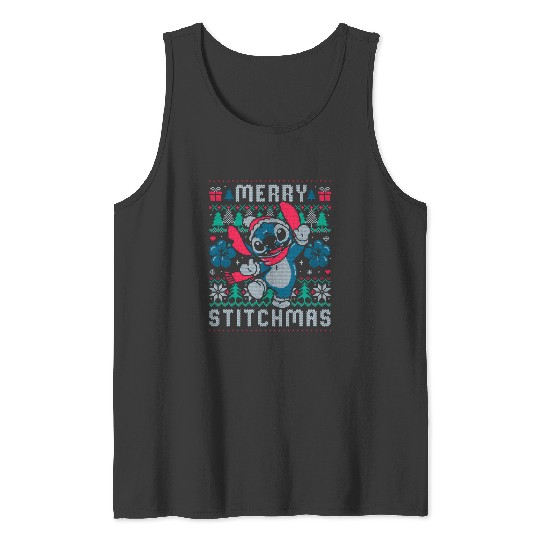 Merry Stitchmas  1, Stitch Eras Tour , Stitch Shirt, Disney Land Lilo and Stitch Tank Tops
