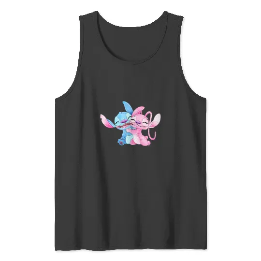Stitch and Angel soulmates92love  , Stitch Eras Tour , Stitch Shirt, Disney Land Lilo and Stitch Tank Tops