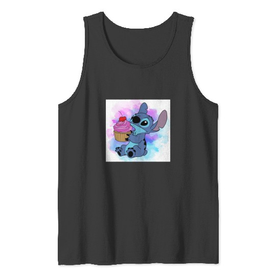 Stitch Cool Playing Guitar Sticker1, Stitch Eras Tour , Stitch Shirt, Disney Land Lilo and Stitch Tank Tops