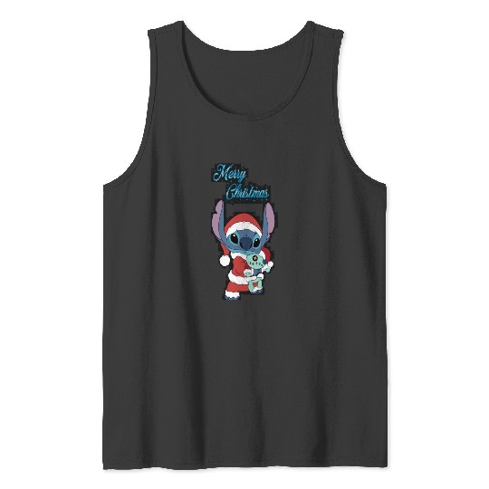 Merry Christmas Stitch C  1, Stitch Eras Tour , Stitch Shirt, Disney Land Lilo and Stitch Tank Tops