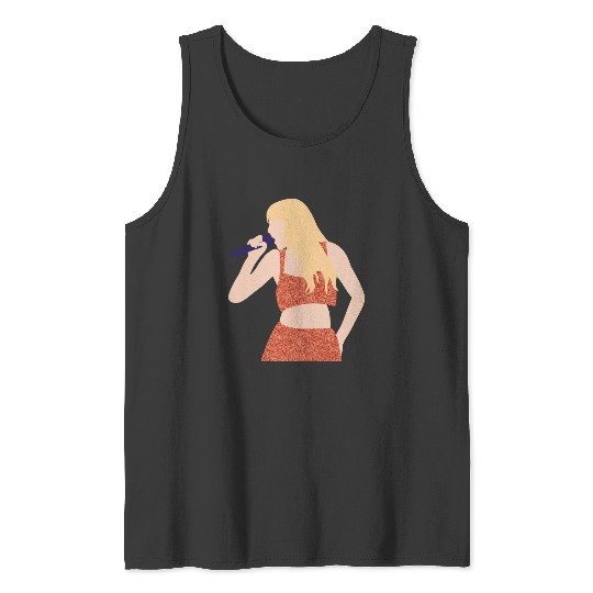 Discover Taylor 1989 Orange Tank Tops