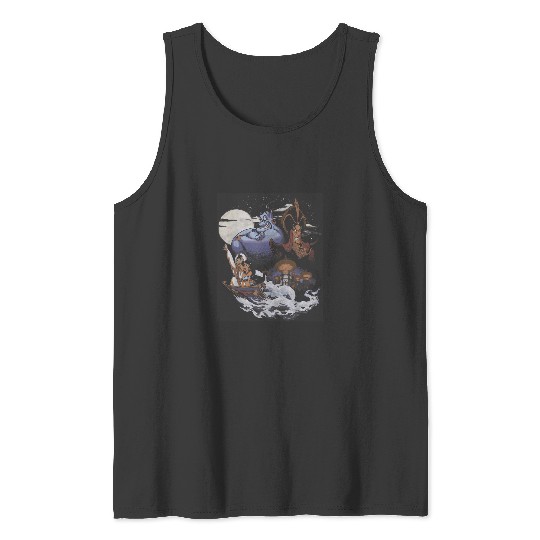 Disney Aladdin Winds of Agrabah Main Cast Graphi Tank Tops
