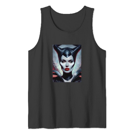 Demon Woman  1 SALE!! : Disney Villains Maleficent , Maleficent Gift S-5XL Tank Tops