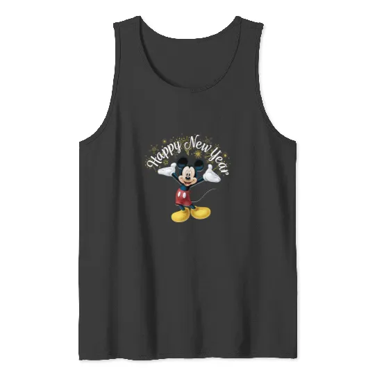 Disney New Year's Mickey Mouse Happy New Year Portrait   : Mickey Disney Christmas, Disney Christmas Tank Tops