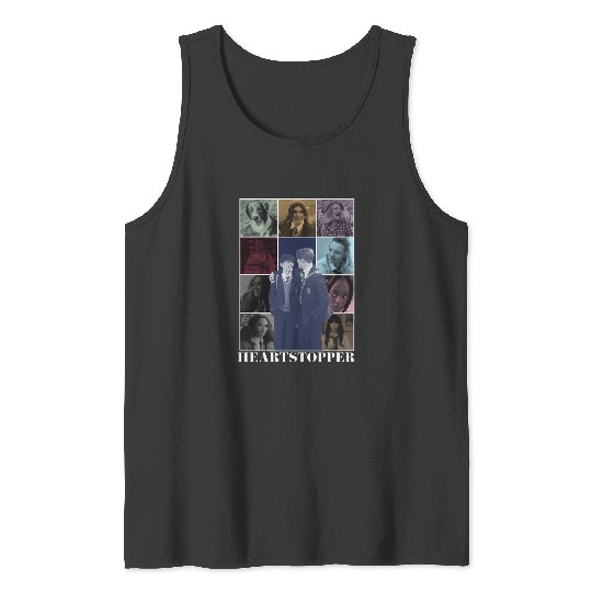 Heartstopper Eras Tour Poster (White Print) Tank Tops