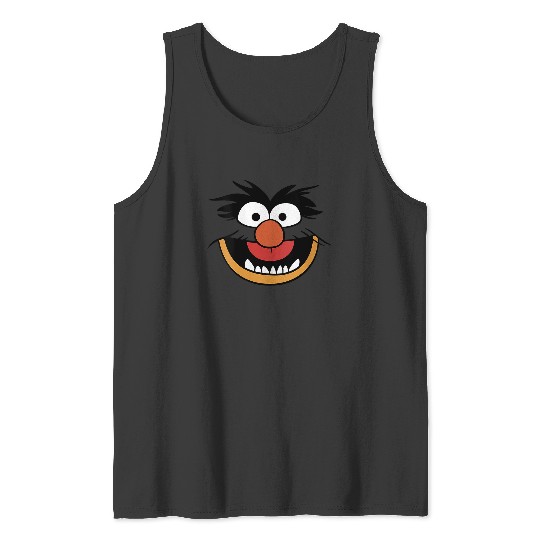 Womens Disney The Muppets Animal Big Face Costume V-Neck Tank Tops