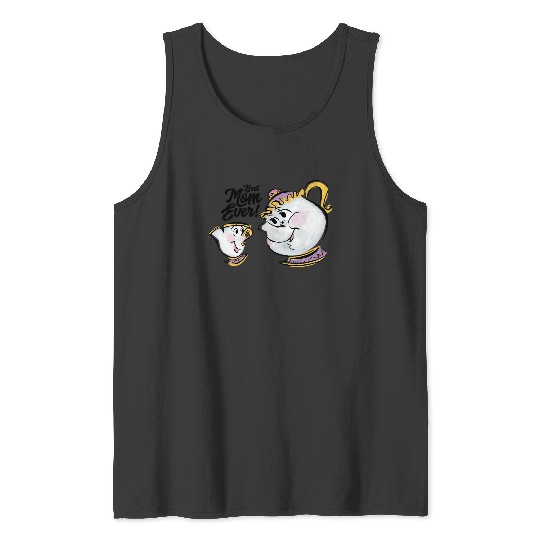 Disney Beauty and the Beast Chip Mrs. Potts Best Mom Ever Tank Tops