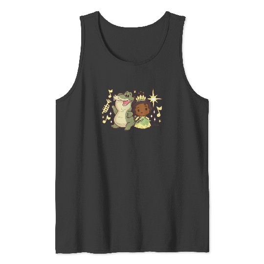 Disney Princess - Tiana and Louis The Alligator Tank Tops
