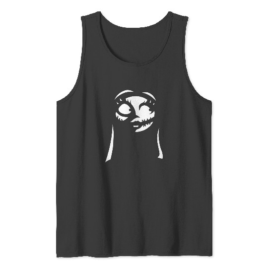 disney nightmare bee christmas sally big face Tank Tops