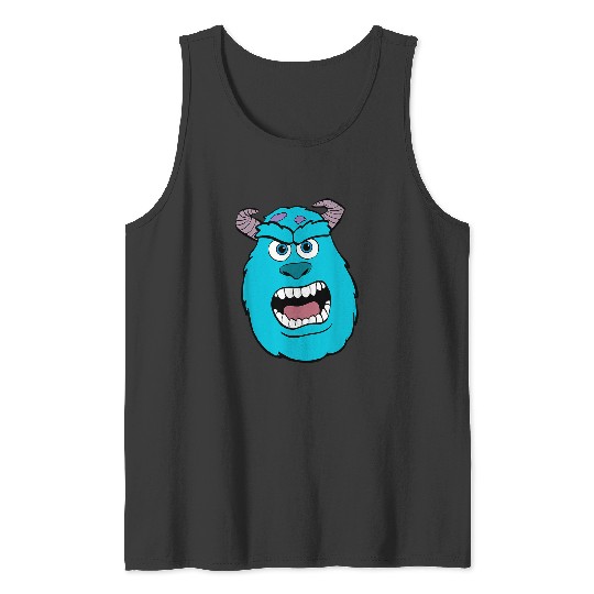 Disneyss And Pixarss Monsters Inc Sulley Big Faces Costume Tank Tops