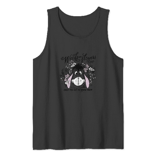Disney Winnie The Pooh Eeyore Weeds Are Flowers Too Premium Tank Tops