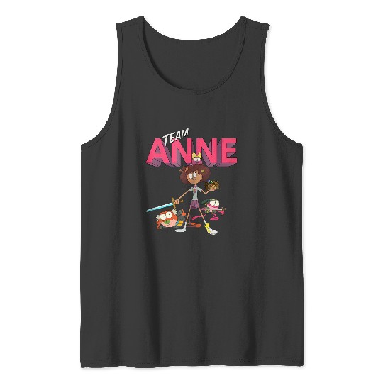 Disneyss Channel Amphibia Team Anne Tank Tops