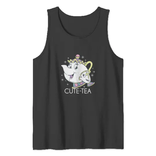 Disney Beauty And The Beast Mrs. Potts And Chip Mother'S Day Tank Tops