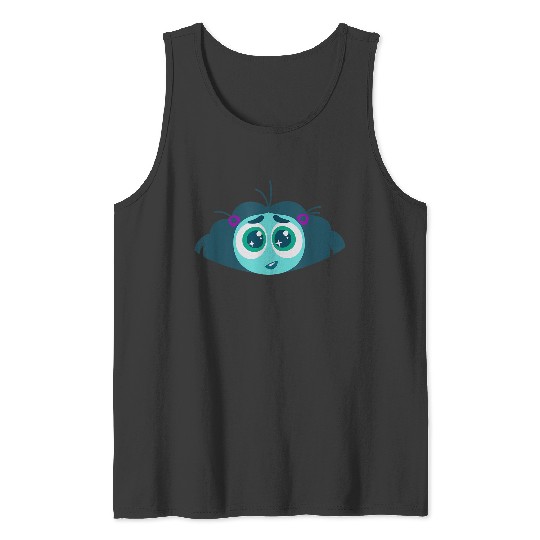 Disneyss Pixars Inside Out 2 Envy Big Head Logo Tank Tops