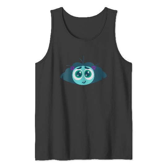 Disneyss Pixars Inside Out 2 Envy Big Head Logo Tank Tops