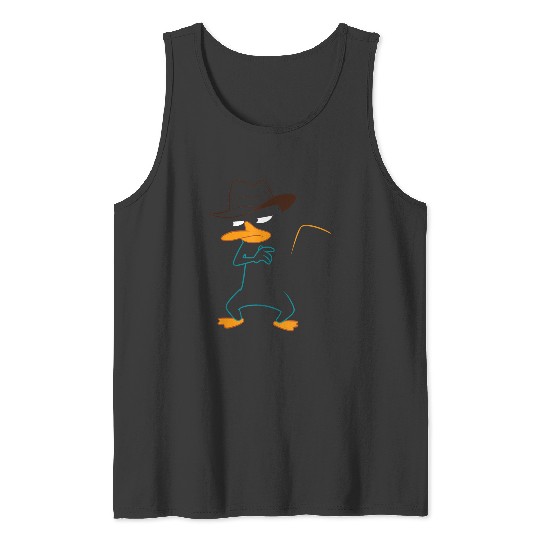 Disneyss Phineas And Ferb Agent P Undercover Outline shots Tank Tops