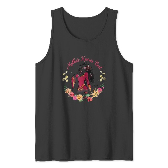 Disneyss Tangled Mothers Day Mother Gothel Mother Knows Best Tank Tops