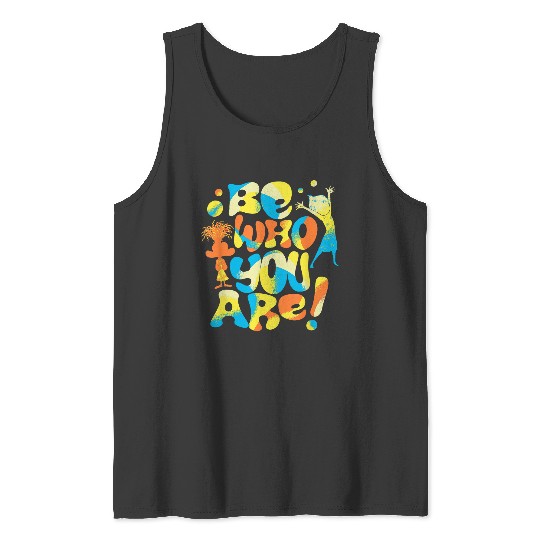 Disneyss Pixars Inside Out 2 Be Who You Are Joy Anxietys Retro Tank Tops