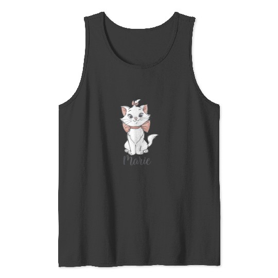 Disney The Aristocats Marie Classic Painting Cut Tank Tops