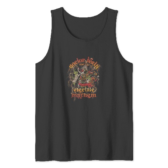 Disneyss The Muppets Vintages Electric Mayhem Music Poster Tank Tops