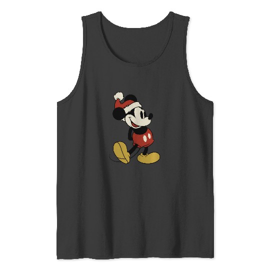 Discover Disney Classic Santa Mickey Mouse Tank Tops