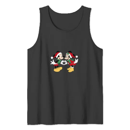 Discover Micky Mouse  Mini Mouse Santa  : Mickey Disney Christmas, Disney Christmas Tank Tops