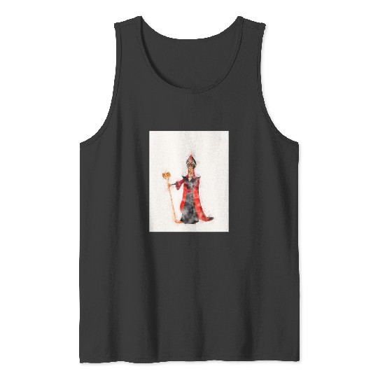 Discover Jafar in watercolor   SALE!! : Disney Villains Maleficent , Maleficent Gift S-5XL Tank Tops