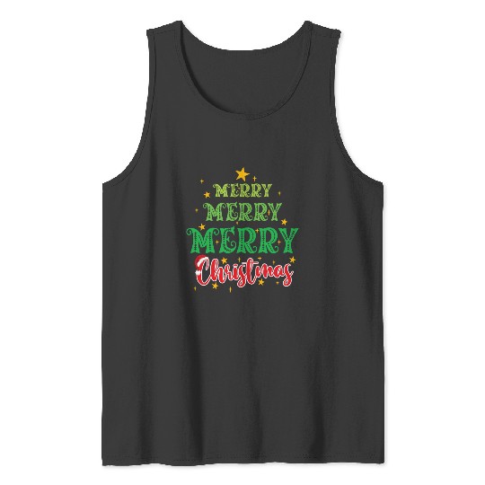 Merry Merry Merry Christmas!  : Mickey Disney Christmas, Disney Christmas Tank Tops
