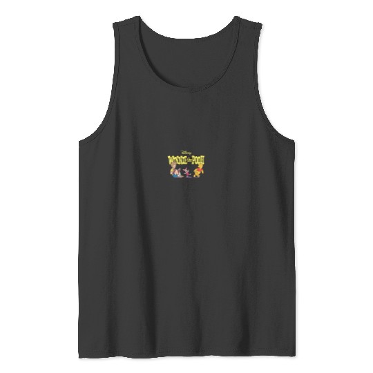 Disneyss Winnie The Pooh Piglet Christopher Robin With Logo Tank Tops