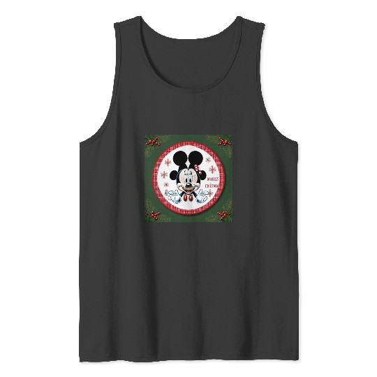 Discover Merry Christmas from the best fairy tale character!  : Mickey Disney Christmas, Disney Christmas Tank Tops