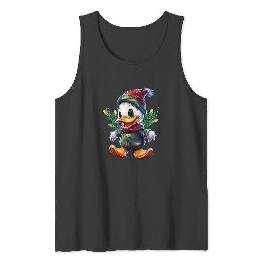 Animal Christmas Angel Chiffon Top: Mickey Disney Christmas, Disney Christmas Tank Tops