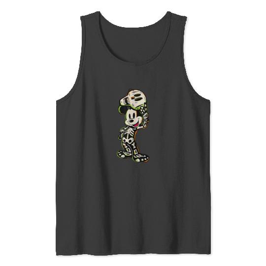 Disney Mickey And Friends Halloween Mickey Skeleton Costume Tank Tops
