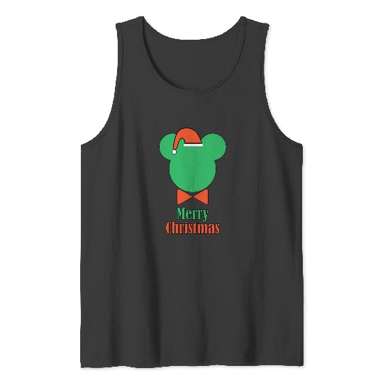 Discover Merry Christmas Design Premium Scoop : Mickey Disney Christmas, Disney Christmas Tank Tops