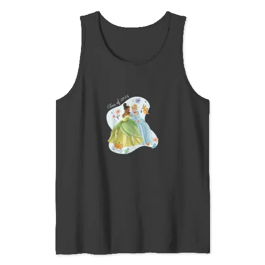 Disney Princess Tiana Cinde Graduation Clas Tank Tops