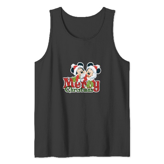 Discover HAPPY NEW YEAR 2022 MERRY CHRISTMAS  : Mickey Disney Christmas, Disney Christmas Tank Tops