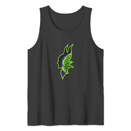Maleficent Silhouette  2 SALE!! : Disney Villains Maleficent , Maleficent Gift S-5XL Tank Tops