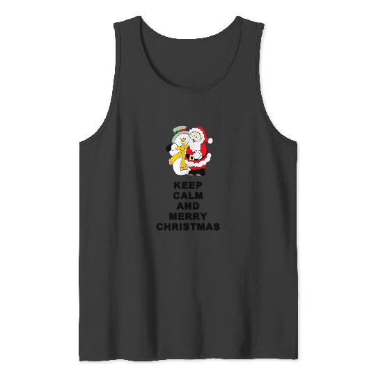Discover Keep Calm And Merry Christmas  : Mickey Disney Christmas, Disney Christmas Tank Tops