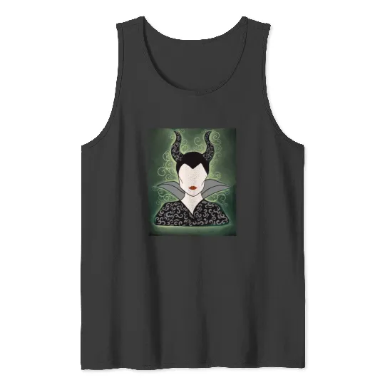 Maleficent Pop-Art   SALE!! : Disney Villains Maleficent , Maleficent Gift S-5XL Tank Tops