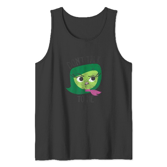 Disneyss Pixars Inside Out Don't Talk To Me Disgust Faces Faded Tank Tops