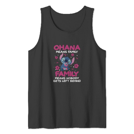 Ohana Means Family Lilo And Stitchhh  , Stitch Eras Tour , Stitch Shirt, Disney Land Lilo and Stitch Tank Tops